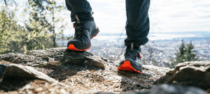 Hiking shoes with microadjustable BOA® Fit System